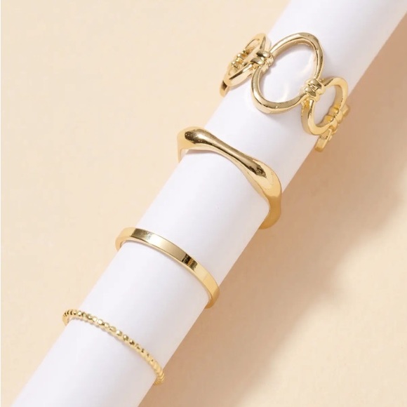 5/$25 Misc Bundle Deal - Eclectic Metal Ring Set - Picture 2 of 3